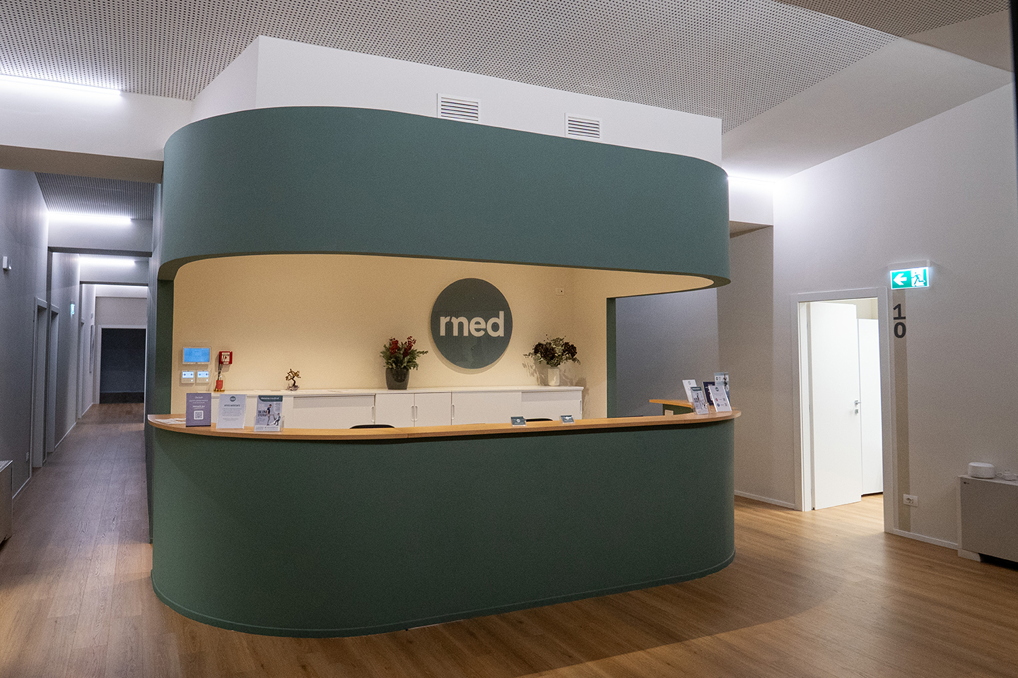 Reception del centro medico Rinnova Medical a Nova Milanese