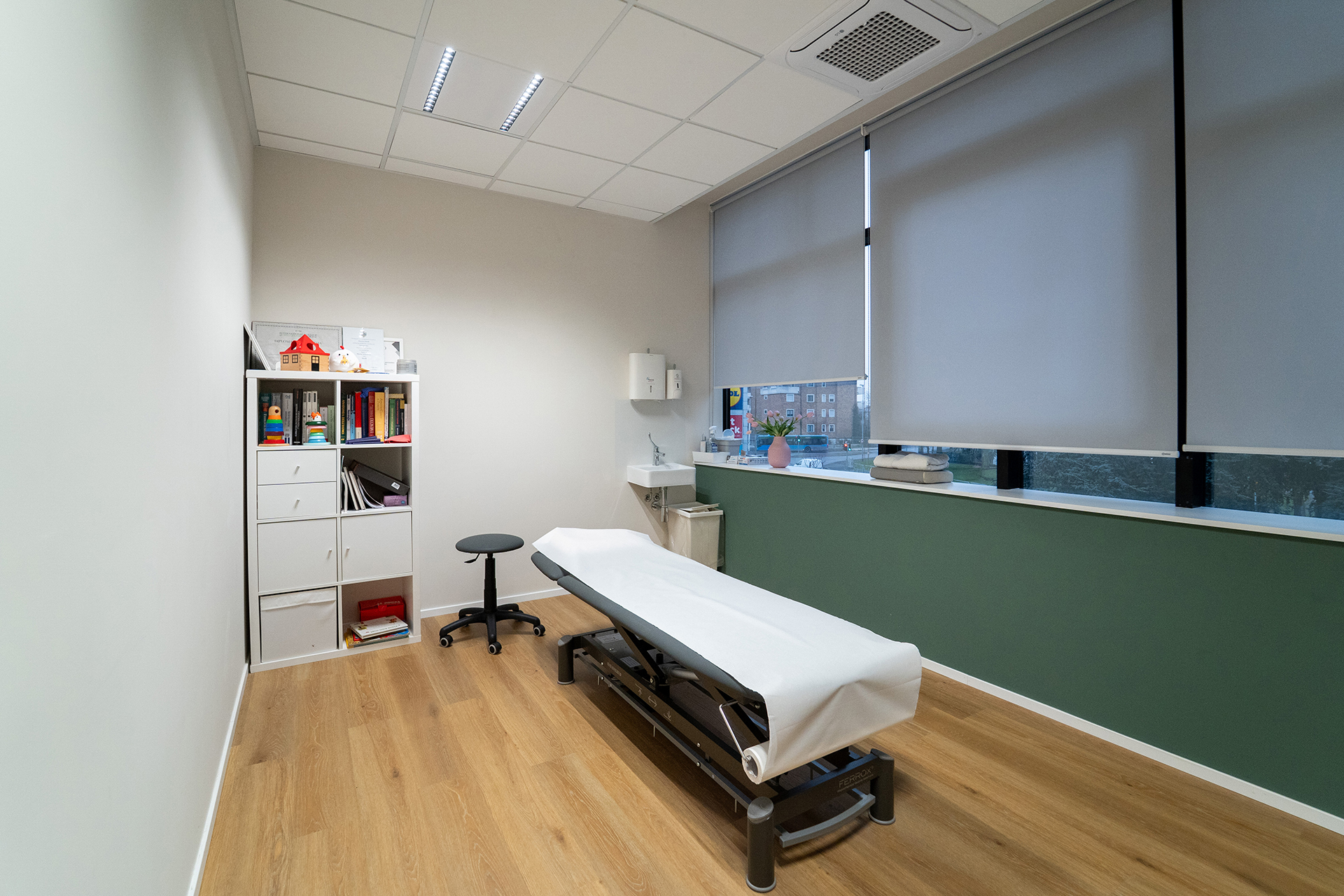 Sala dedicata alla fisioterapia presso Rinnova Medical