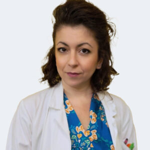 La Dott.ssa Roberta Iemmello, ginecologa presso Rinnova Medical a Nova Milanese.